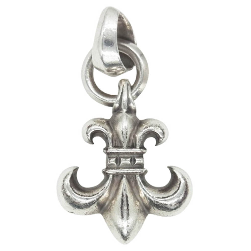 CHROME HEARTS クロムハーツ（原本無） BS FLUER w BALE BSフレア ペンダントトップ ベイル付き ネックレス シルバー系【中古】