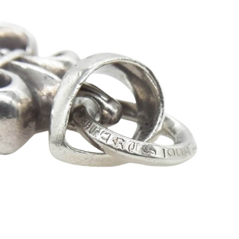 CHROME HEARTS クロムハーツ（原本無） BS FLUER w BALE BSフレア ペンダントトップ ベイル付き ネックレス シルバー系【中古】