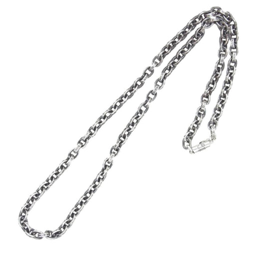 CHROME HEARTS クロムハーツ（原本無） PAPER CHAIN 18 ペーパーチェーン ネックレス 18inch シルバー系【中古】