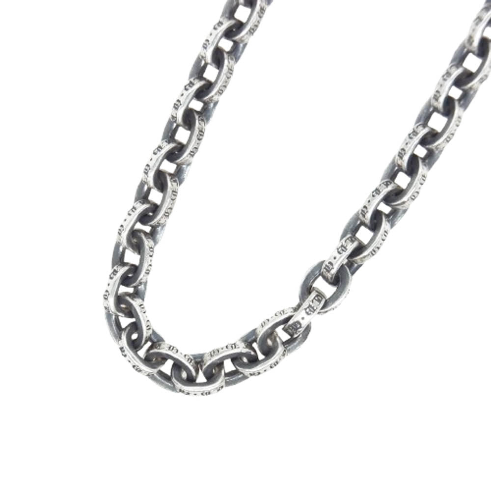 CHROME HEARTS クロムハーツ（原本無） PAPER CHAIN 18 ペーパーチェーン ネックレス 18inch シルバー系【中古】
