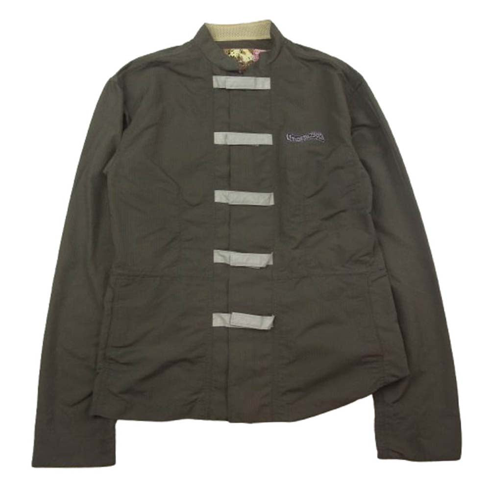 UNDERCOVER アンダーカバー 00SS ベルクロ チャイナ ジャケット カーキ系【中古】