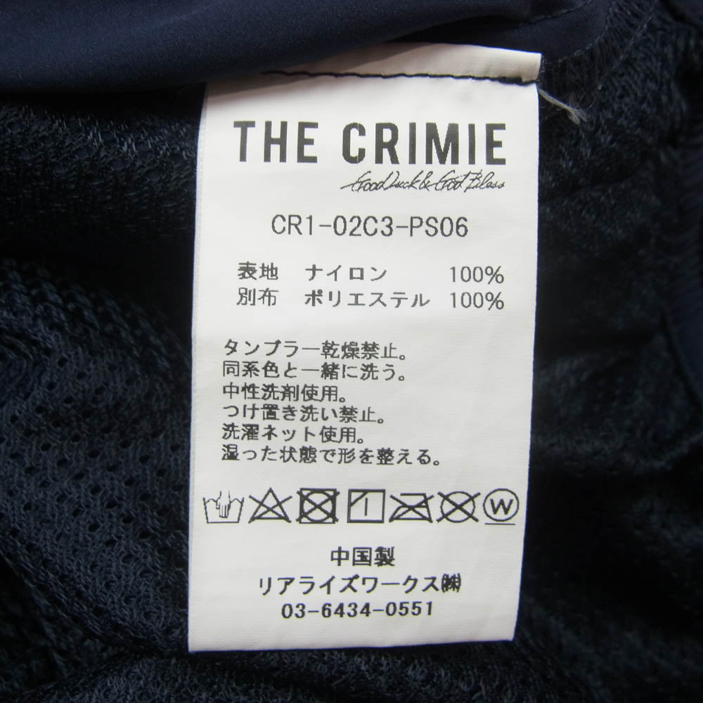 CRIMIE クライミー CR1-02C3-PS06 STRETCH TOWN & SWIM SHORTS ストレッチ タウン スイム ショーツ ハーフパンツ ネイビー系 XXL【中古】