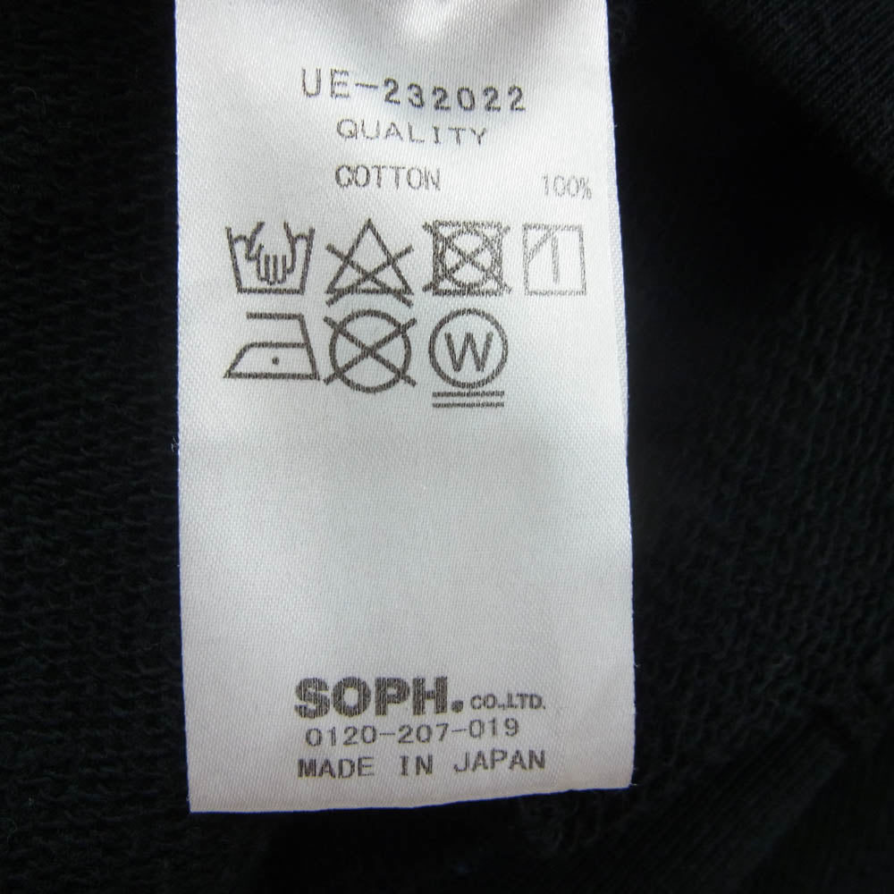 uniform experiment ユニフォームエクスペリメント GOTHIC LOGO CREWNECK SWEAT ゴシックロゴ クルーネック スウェット ブラック系 4【中古】