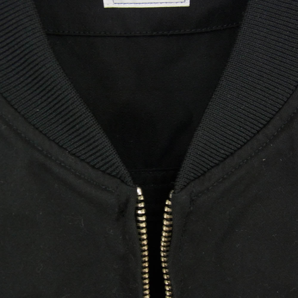 STANDARD CALIFORNIA スタンダードカリフォルニア SD Cap Shoulder Jacket コットン ブルゾン ジップアップ ジャケット ブラック系 XL【中古】