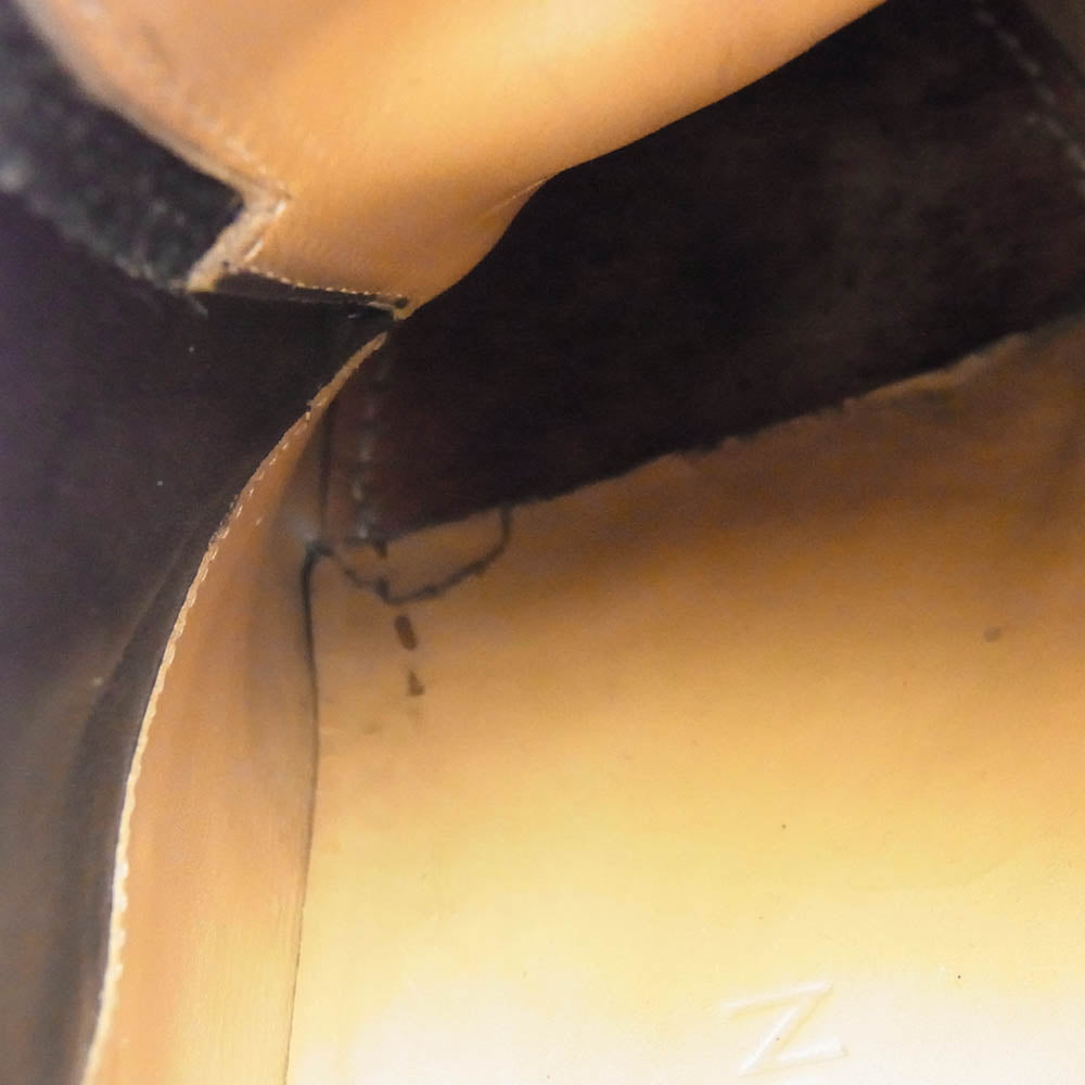 LOUIS VUITTON ルイ・ヴィトン ウイングチップ レースアップ レザー シューズ ブラック系 6.5【中古】