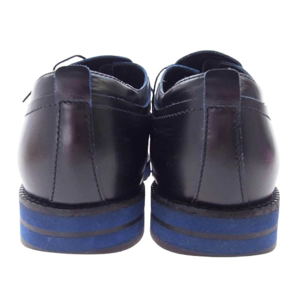 LOUIS VUITTON ルイ・ヴィトン FD0113 レースアップ レザー シューズ ブラック系 7【中古】