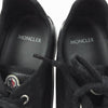 MONCLER モンクレール GLISSIERE LOW TOP SNEAKERS レザー ローカット スニーカー ブラック系 41【中古】