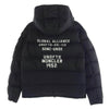 MONCLER モンクレール 20AW F20921A51710 × UNDEFEATED アンディフィーテッド ARENSKY アレンスキー ロゴプリント フード付き ダウン ジャケット ブラック系 3【中古】