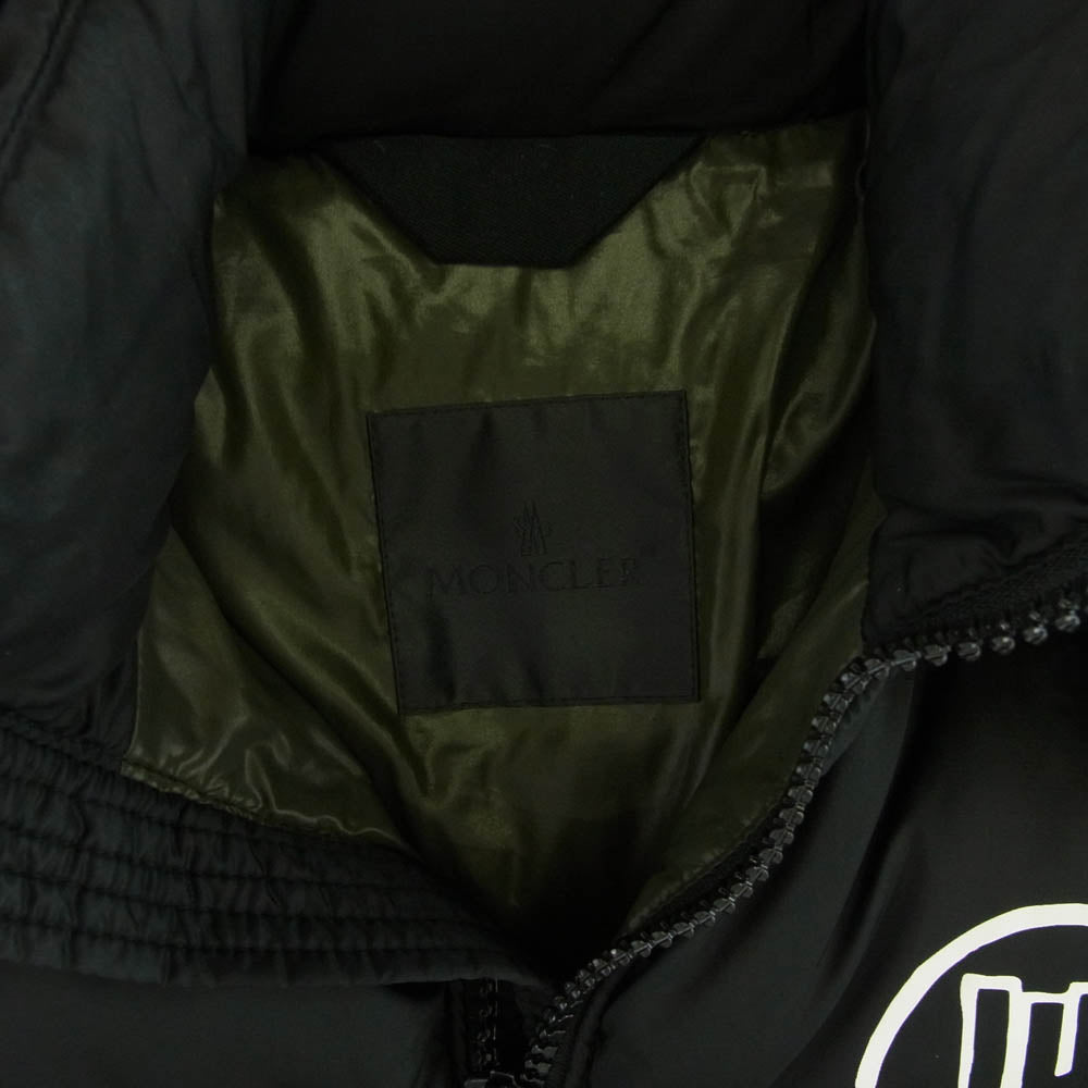 MONCLER モンクレール 20AW F20921A51710 × UNDEFEATED アンディフィーテッド ARENSKY アレンスキー ロゴプリント フード付き ダウン ジャケット ブラック系 3【中古】