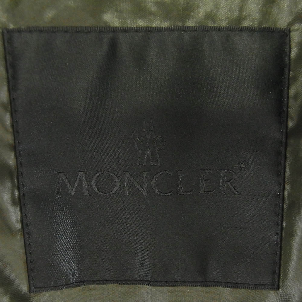 MONCLER モンクレール 20AW F20921A51710 × UNDEFEATED アンディフィーテッド ARENSKY アレンスキー ロゴプリント フード付き ダウン ジャケット ブラック系 3【中古】