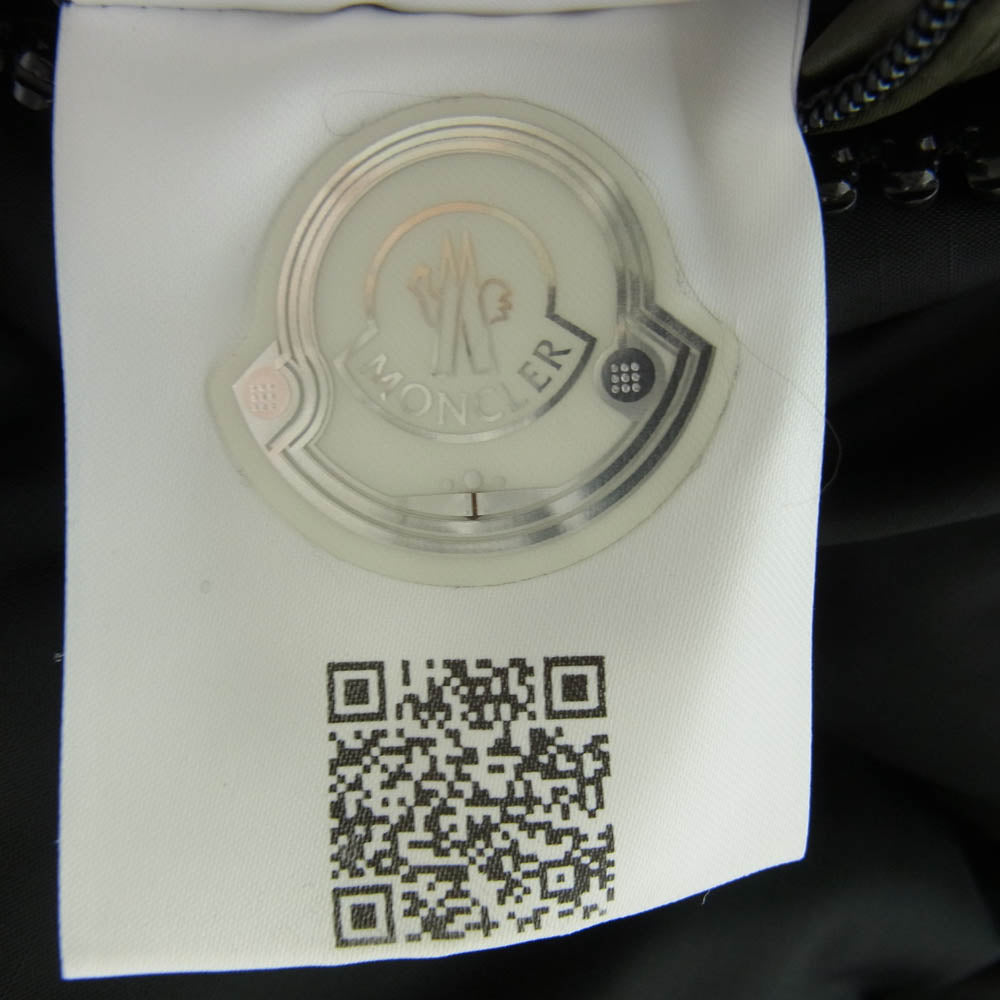 MONCLER モンクレール 20AW F20921A51710 × UNDEFEATED アンディフィーテッド ARENSKY アレンスキー ロゴプリント フード付き ダウン ジャケット ブラック系 3【中古】