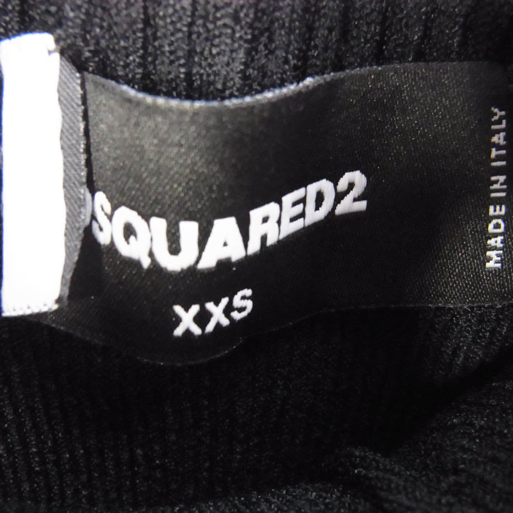 DSQUARED2 ディースクエアード ニット ビスチェ キャミソール ブラック系 XXS【中古】
