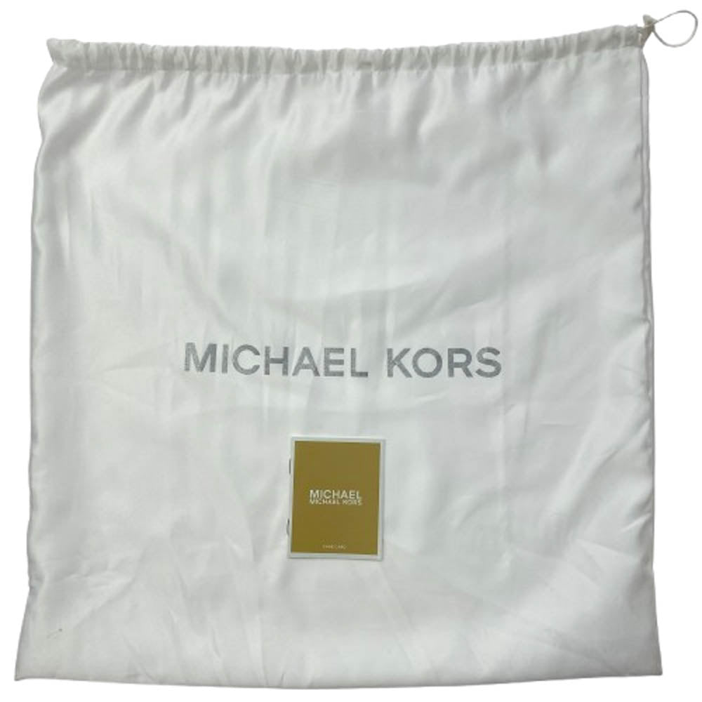 Michael Kors マイケルコース MKシグネチャー レザー トートバッグ ブラック系【中古】