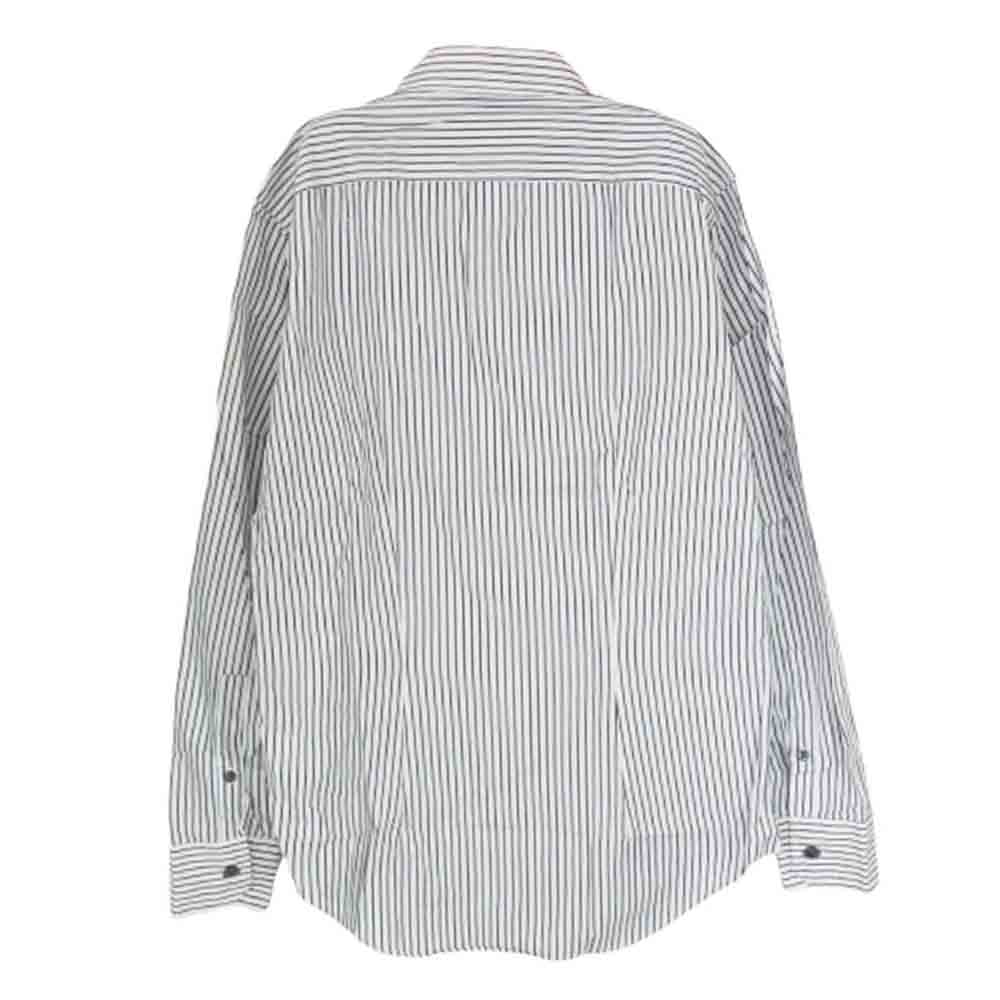 Paul Smith ポール・スミス 103650 ツインストライプ ブロード ドレス 長袖 シャツ ブラック系 M【中古】