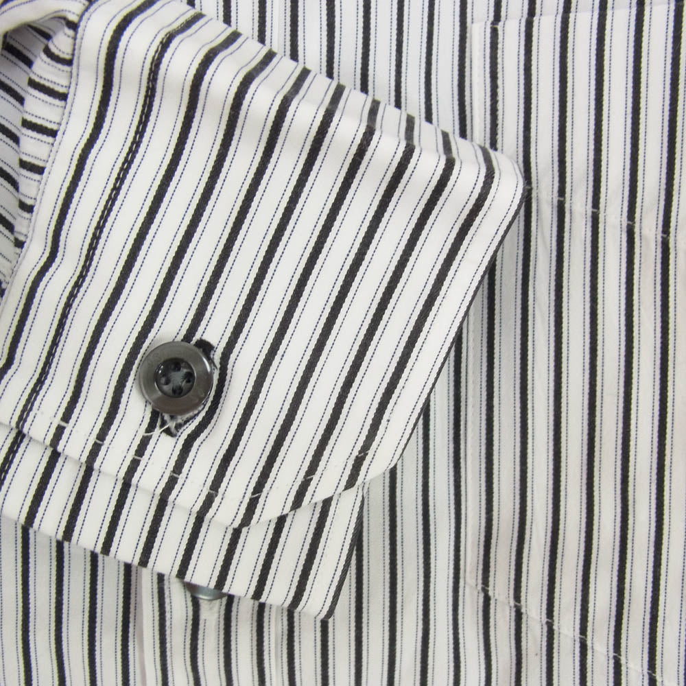 Paul Smith ポール・スミス 103650 ツインストライプ ブロード ドレス 長袖 シャツ ブラック系 M【中古】