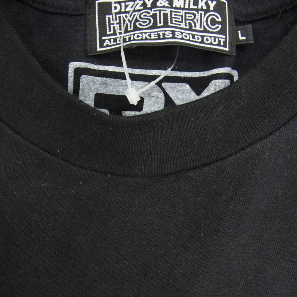 HYSTERIC GLAMOUR ヒステリックグラマー 02251CL04 ROYAL TRUX RTX FIRE BALL 長袖 Tシャツ ブラック系 L【中古】