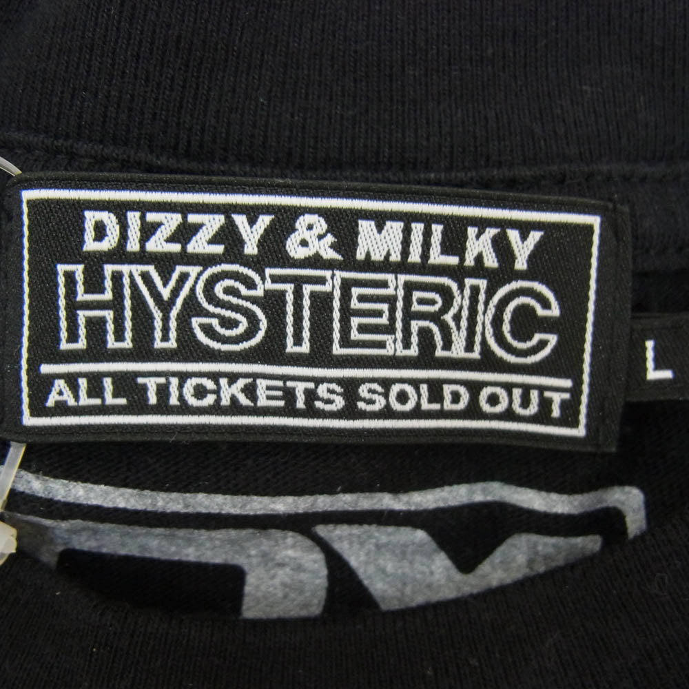 HYSTERIC GLAMOUR ヒステリックグラマー 02251CL04 ROYAL TRUX RTX FIRE BALL 長袖 Tシャツ ブラック系 L【中古】