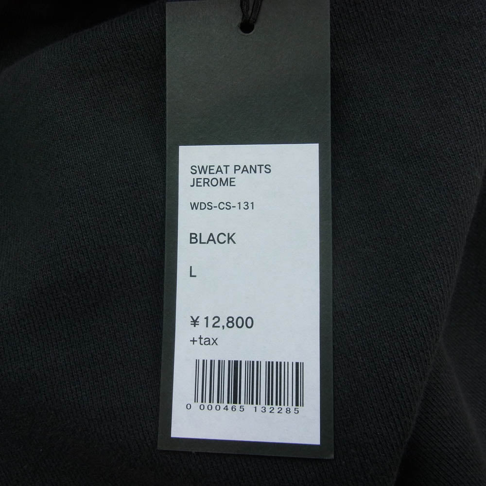 WIND AND SEA ウィンダンシー WDS-CS-131 SWEAT PANTS JEROME ジェローム スウェット パンツ ブラック系 L【中古】