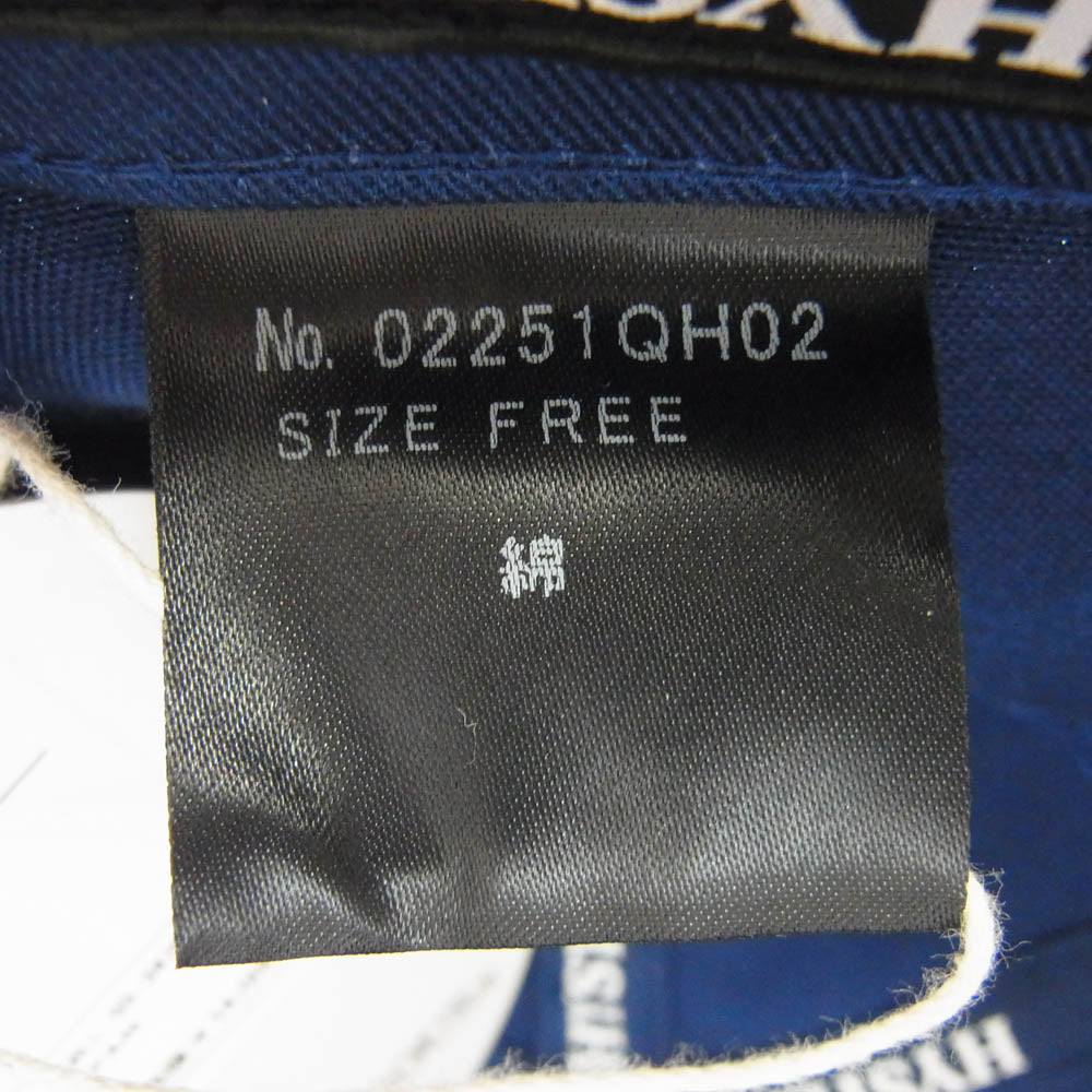 HYSTERIC GLAMOUR ヒステリックグラマー DOUBLE SPEED ダブル スピード 刺繍 キャップ 帽子 ネイビー系 FERR【新古品】【未使用】【中古】