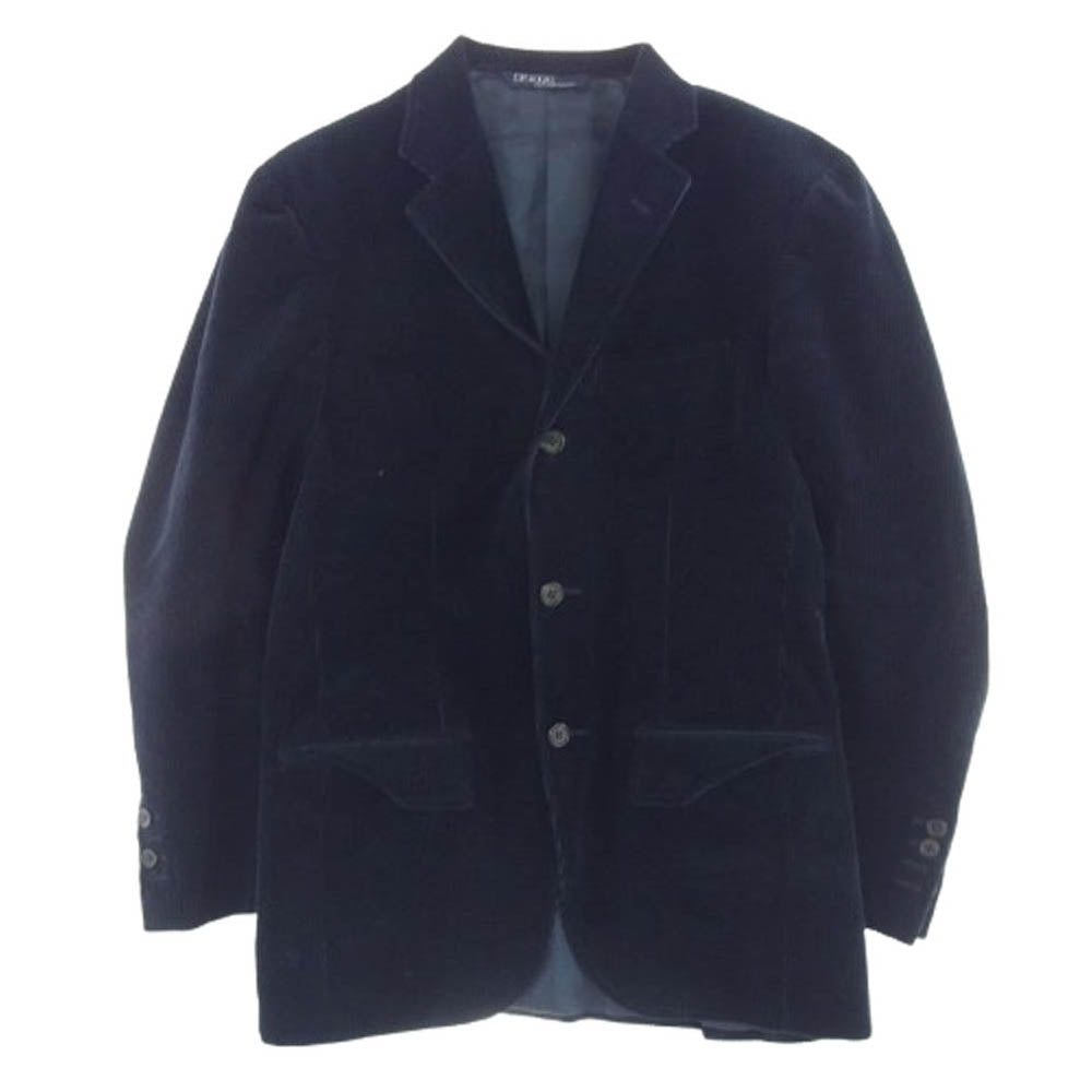 POLO RALPH LAUREN ポロ・ラルフローレン BR-RL-HW-0020 コーデュロイ テーラード ジャケット ネイビー系 C94-W82-T175【中古】