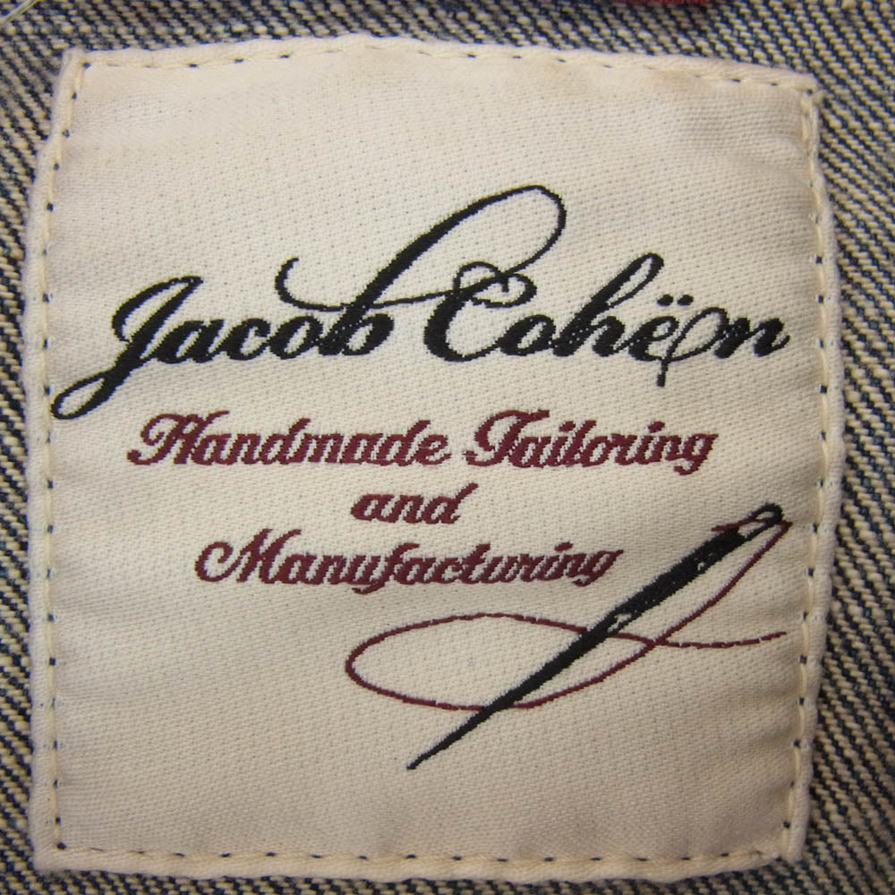 JACOB COHEN ヤコブコーエン J860 デニム ジャケット インディゴブルー系 L【中古】