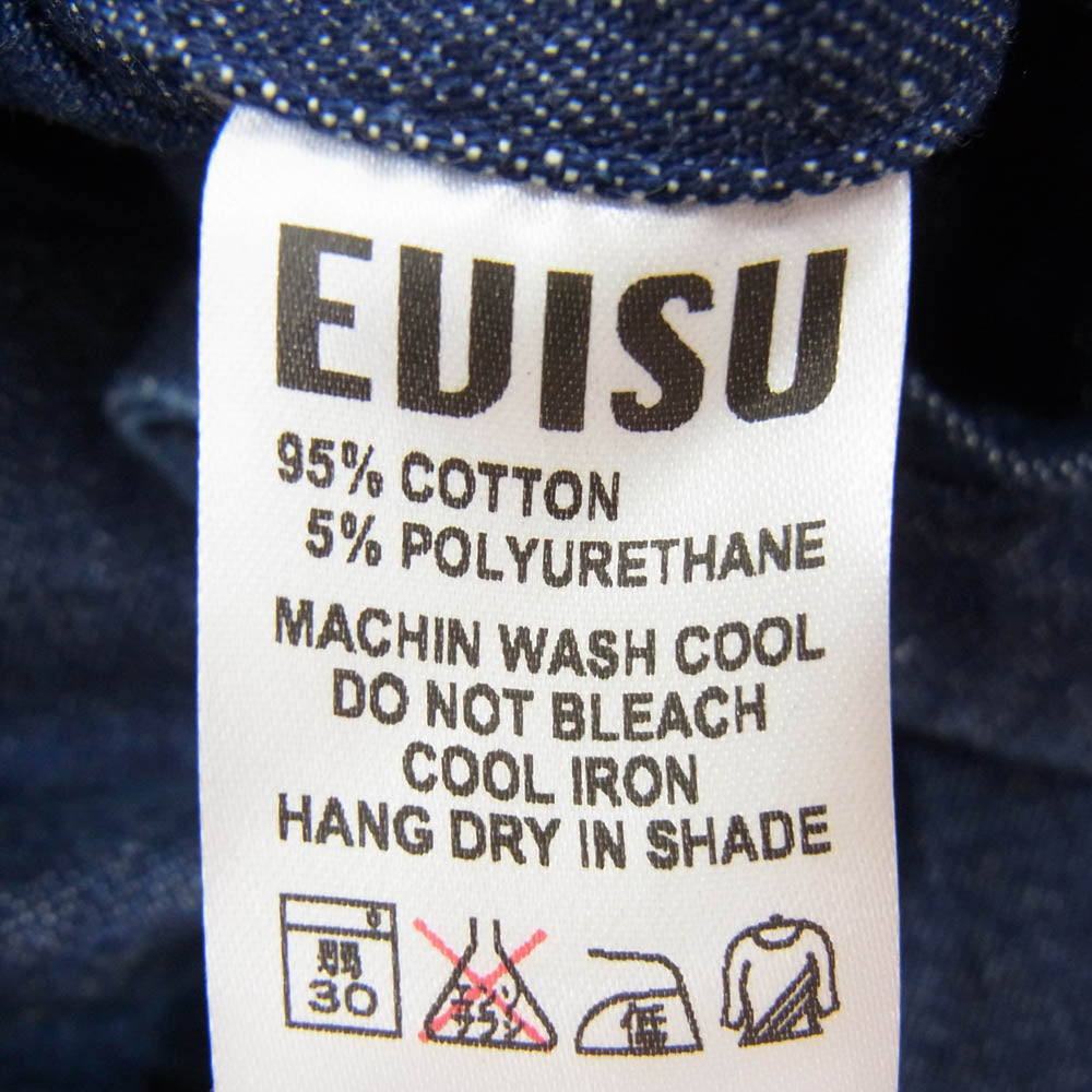 EVISU エヴィス rederuko yamane 山根 デニム ジャケット インディゴブルー系 46【中古】