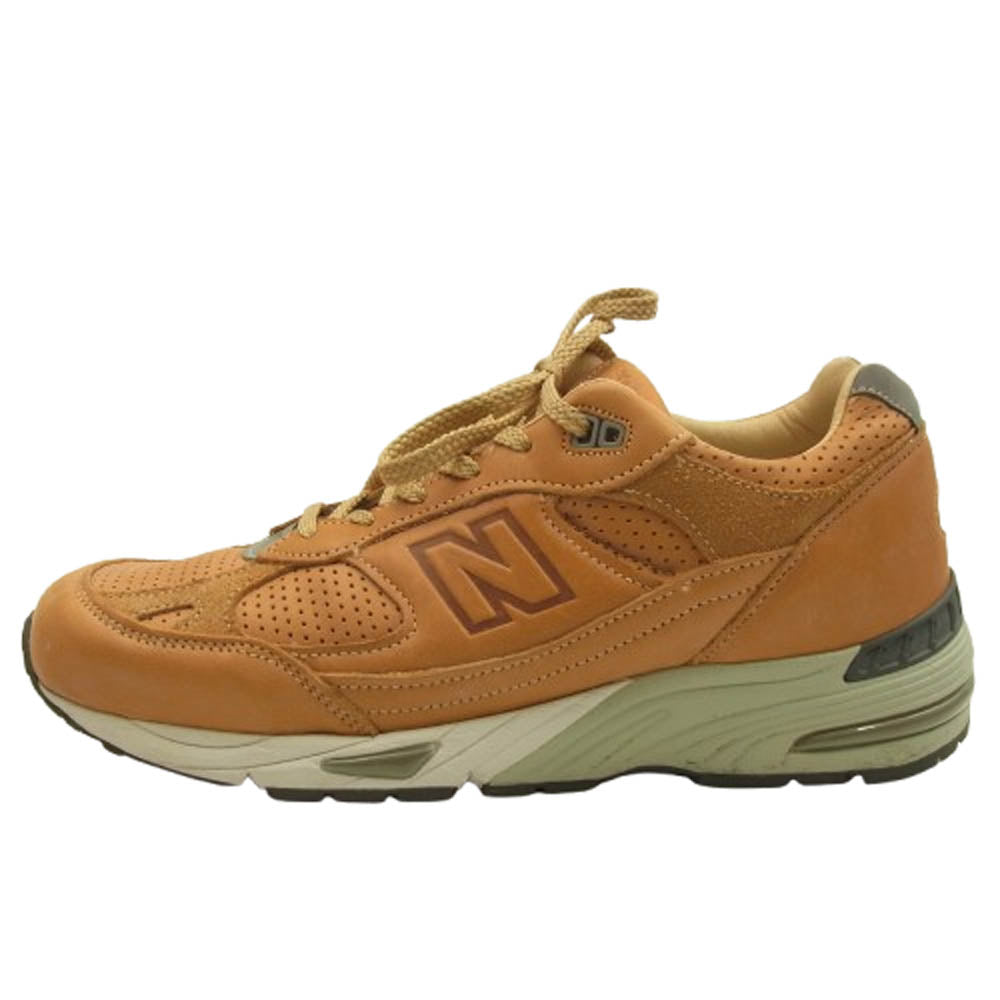 NEW BALANCE ニューバランス M991VT 991 Tan タン ローカット スニーカー ベージュ系 28cm【中古】