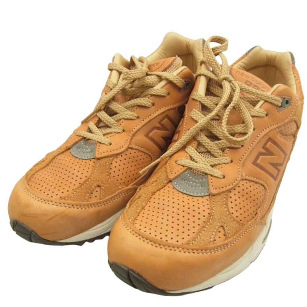 NEW BALANCE ニューバランス M991VT 991 Tan タン ローカット スニーカー ベージュ系 28cm【中古】