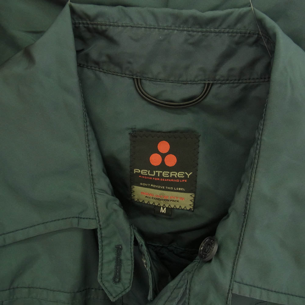PEUTEREY ピューテリー UJF7003 ナイロン コート カーキ系 M【中古】