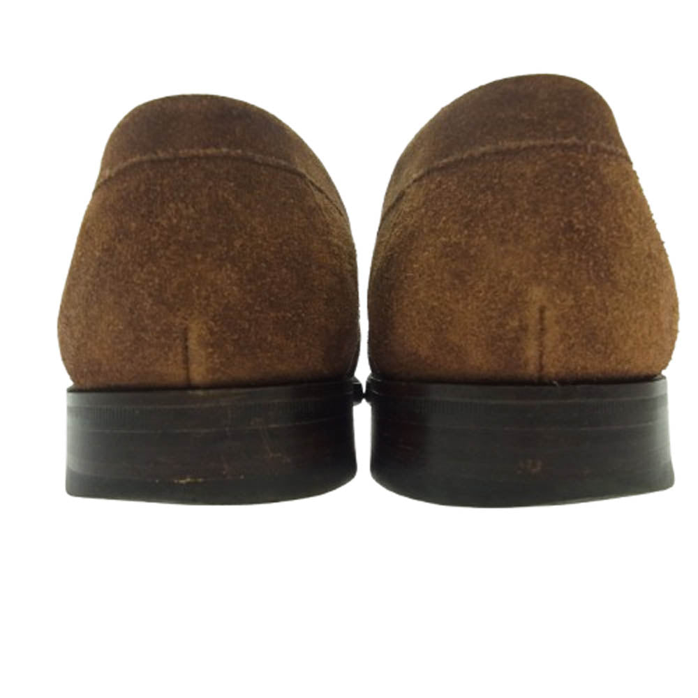 ローク 525044 ETON スウェード ローファー シューズ ブラウン系 6【中古】