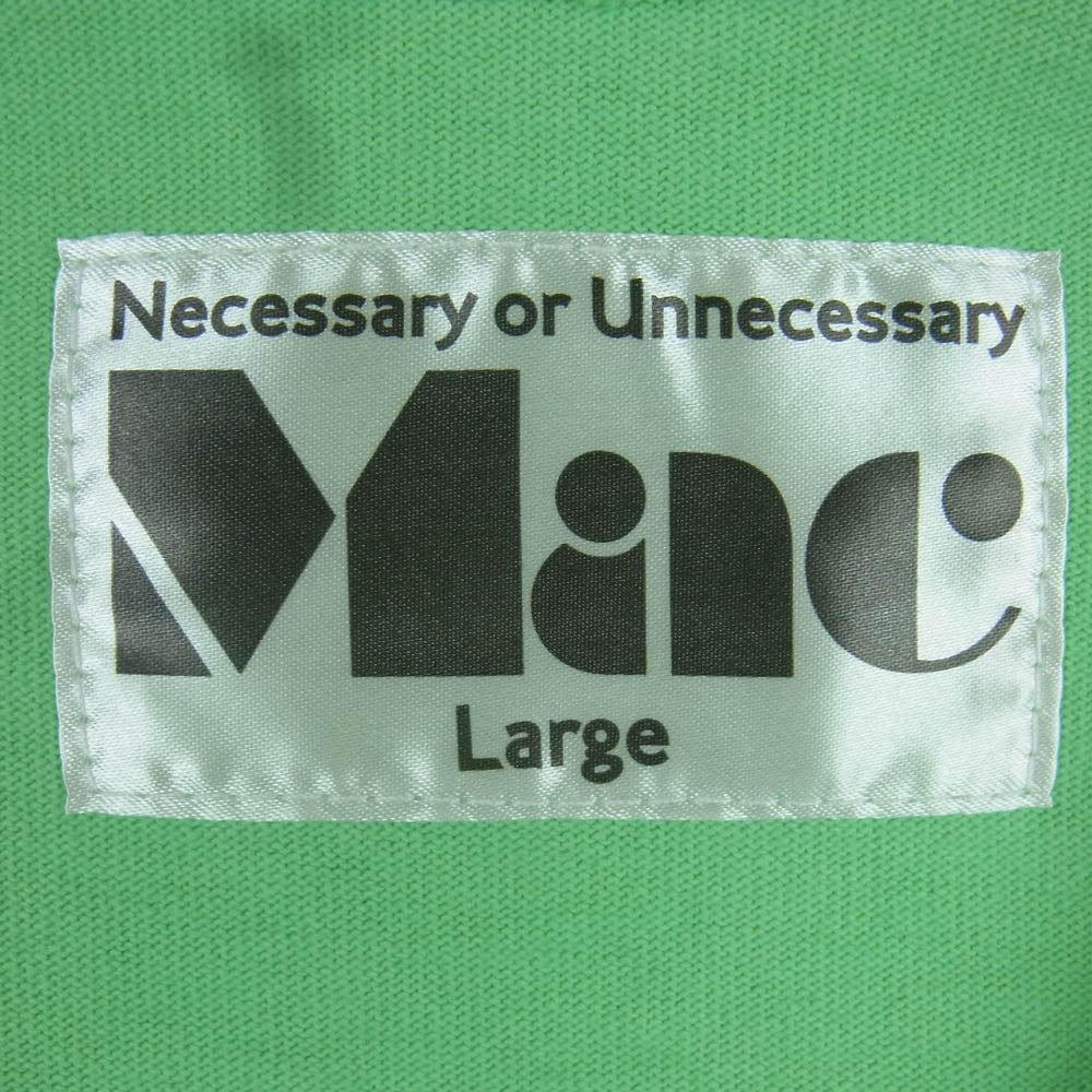 ネセサリー MAC S/S 半袖 Tシャツ コットン 日本製 ライトグリーン系 MELON L【極上美品】【中古】