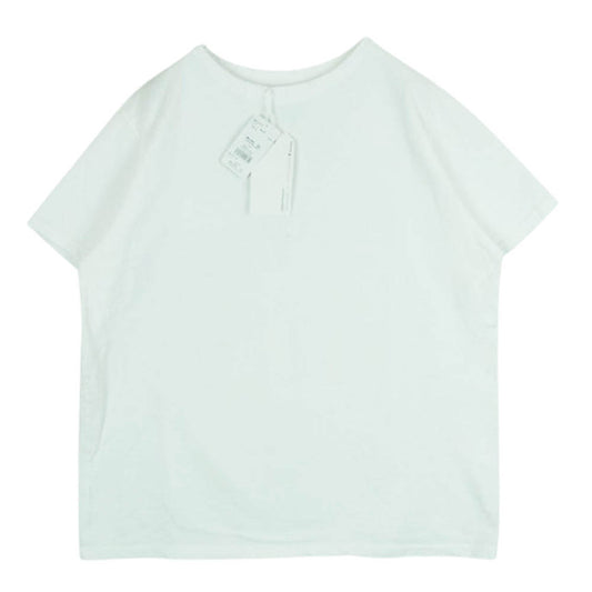 ネセサリー MAC S/S 半袖 Tシャツ コットン 日本製 ホワイト系 L【極上美品】【中古】