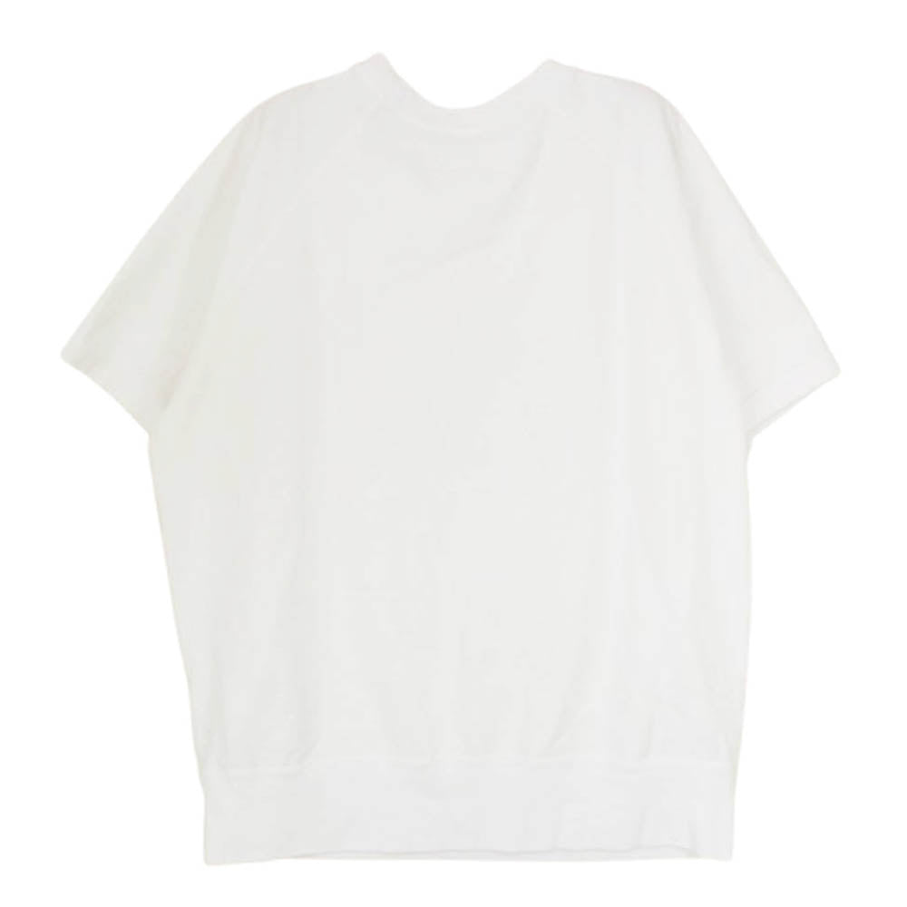 ネセサリー S/S SWEAT DOVER HIGH 半袖 スウェット ホワイト系 L【中古】