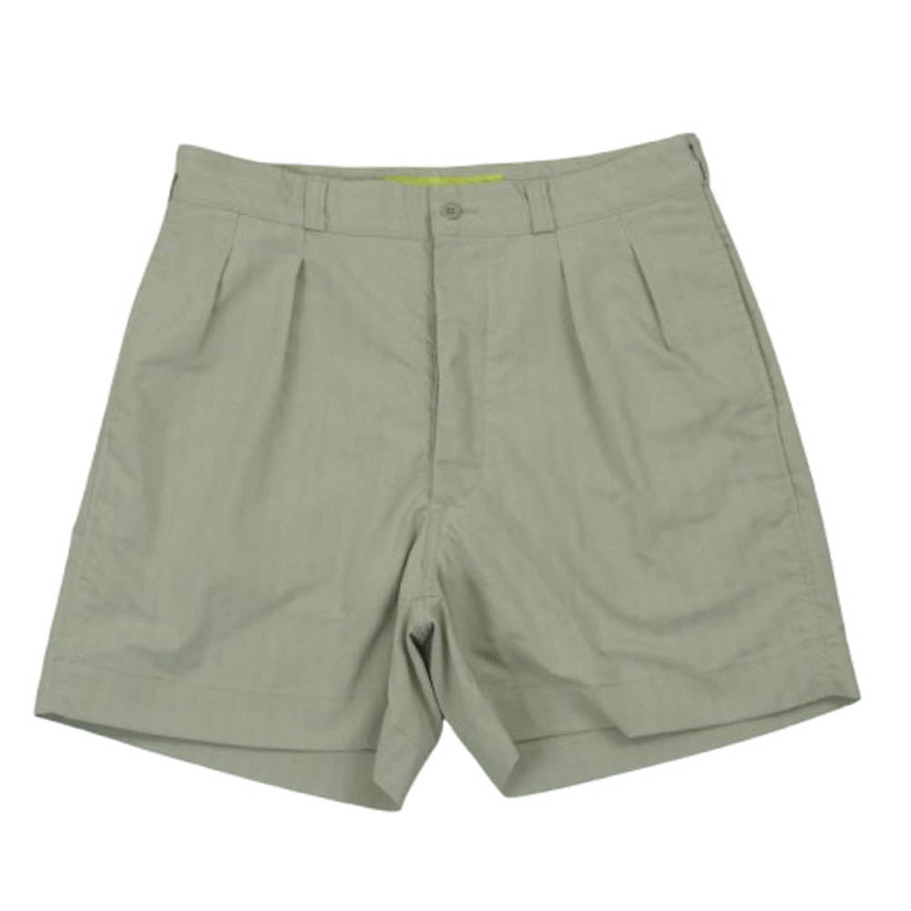 ネセサリー ヘリンボーン 2タック ショーツ ショート パンツ オフホワイト系 30 2【美品】【中古】
