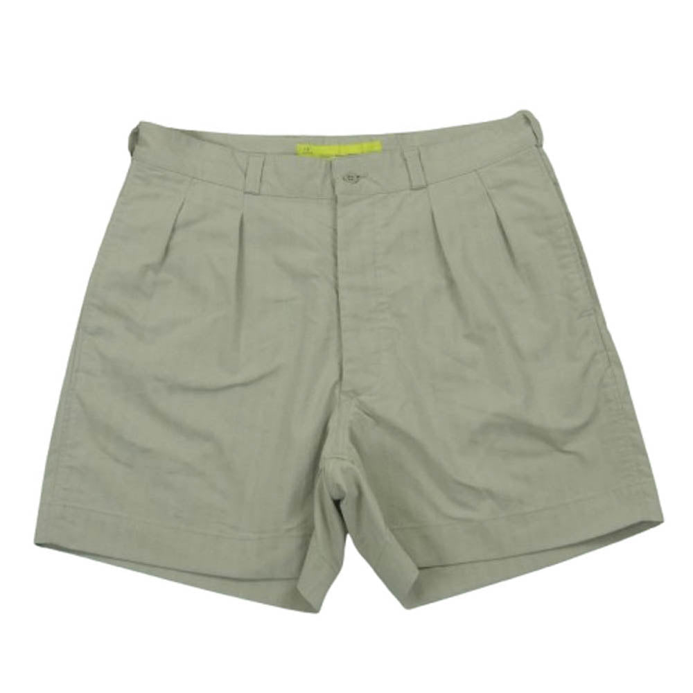ネセサリー ヘリンボーン 2タック ショーツ ショート パンツ オフホワイト系 32 3【美品】【中古】