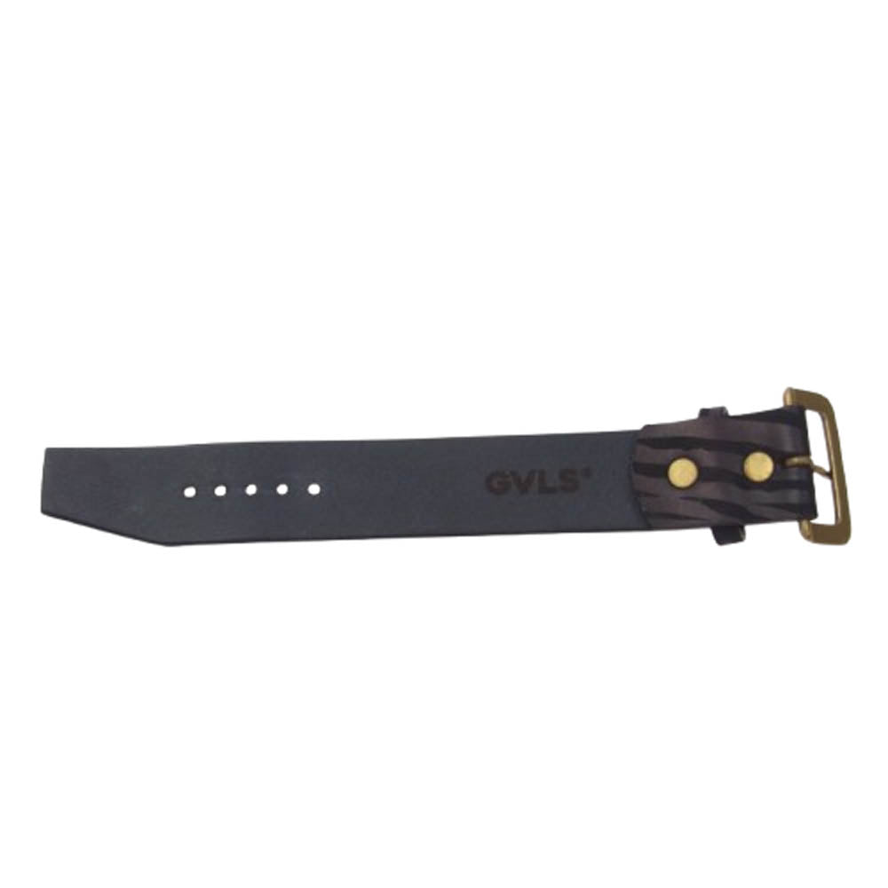 GAVIAL ガヴィル LEATHER WRISTBAND レザー リストバンド ブレスレット ブラック系【中古】