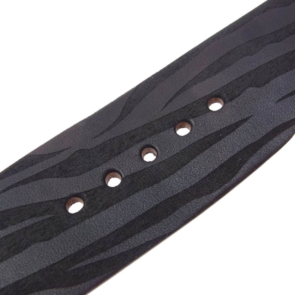 GAVIAL ガヴィル LEATHER WRISTBAND レザー リストバンド ブレスレット ブラック系【中古】