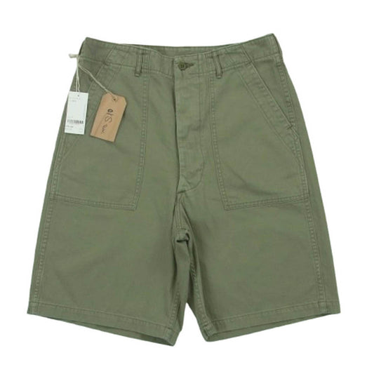 orSlow オアスロウ 01-7103-16 ヘリンボーン ベイカー ショーツ ショート パンツ グリーン系 GREEN S 1【極上美品】【中古】