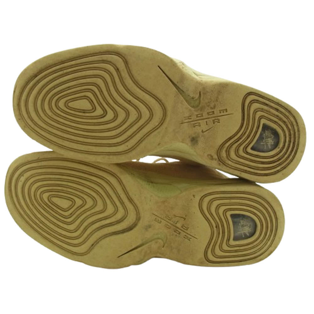 NIKE ナイキ DQ5674-200 Stussy Air Penny 2 Fossil ステューシー エアペニー2 フォッシル ハイカット スニーカー ベージュ系 28cm【中古】