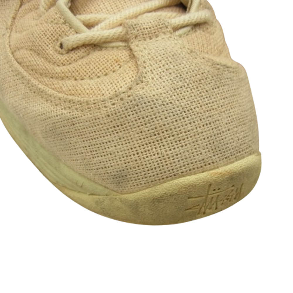 NIKE ナイキ DQ5674-200 Stussy Air Penny 2 Fossil ステューシー エアペニー2 フォッシル ハイカット スニーカー ベージュ系 28cm【中古】