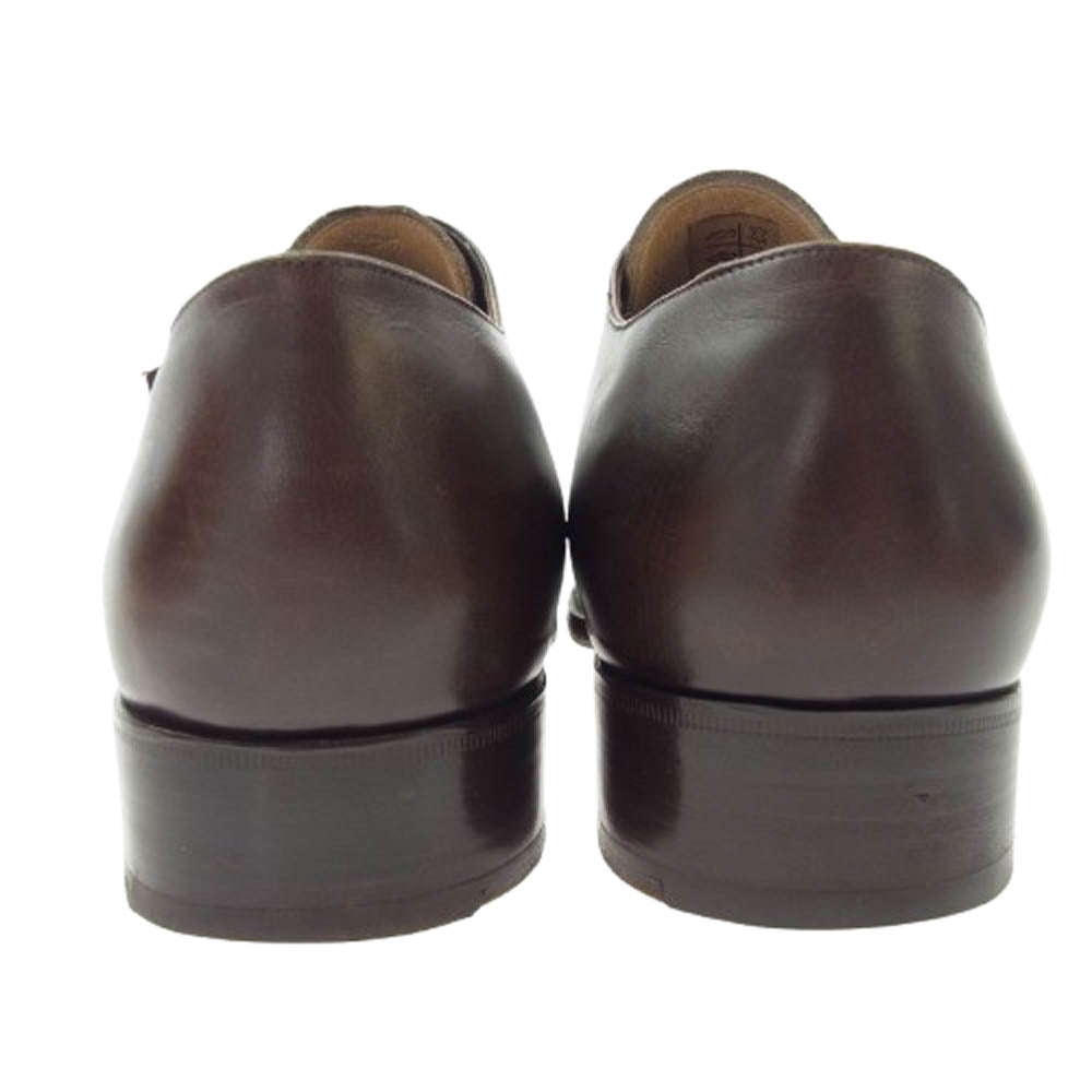 Silvano Lattanzi シルバノラッタンジ(シルヴァノラッタンジ) JENNANI ダブルモンクストラップ レザー シューズ ブラウン系 6.5【中古】