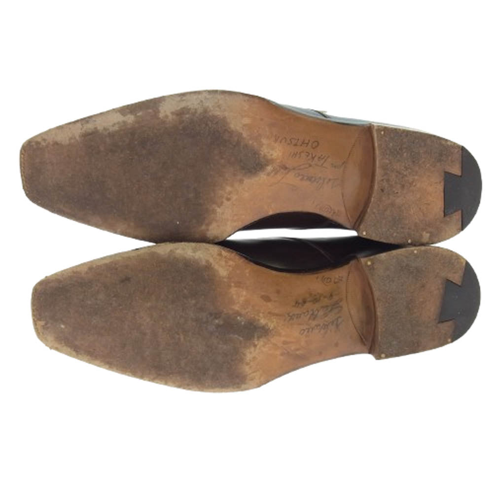 Silvano Lattanzi シルバノラッタンジ(シルヴァノラッタンジ) JENNANI ダブルモンクストラップ レザー シューズ ブラウン系 6.5【中古】