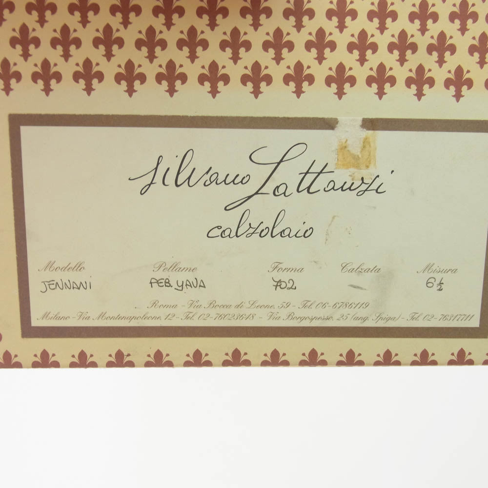 Silvano Lattanzi シルバノラッタンジ(シルヴァノラッタンジ) JENNANI ダブルモンクストラップ レザー シューズ ブラウン系 6.5【中古】