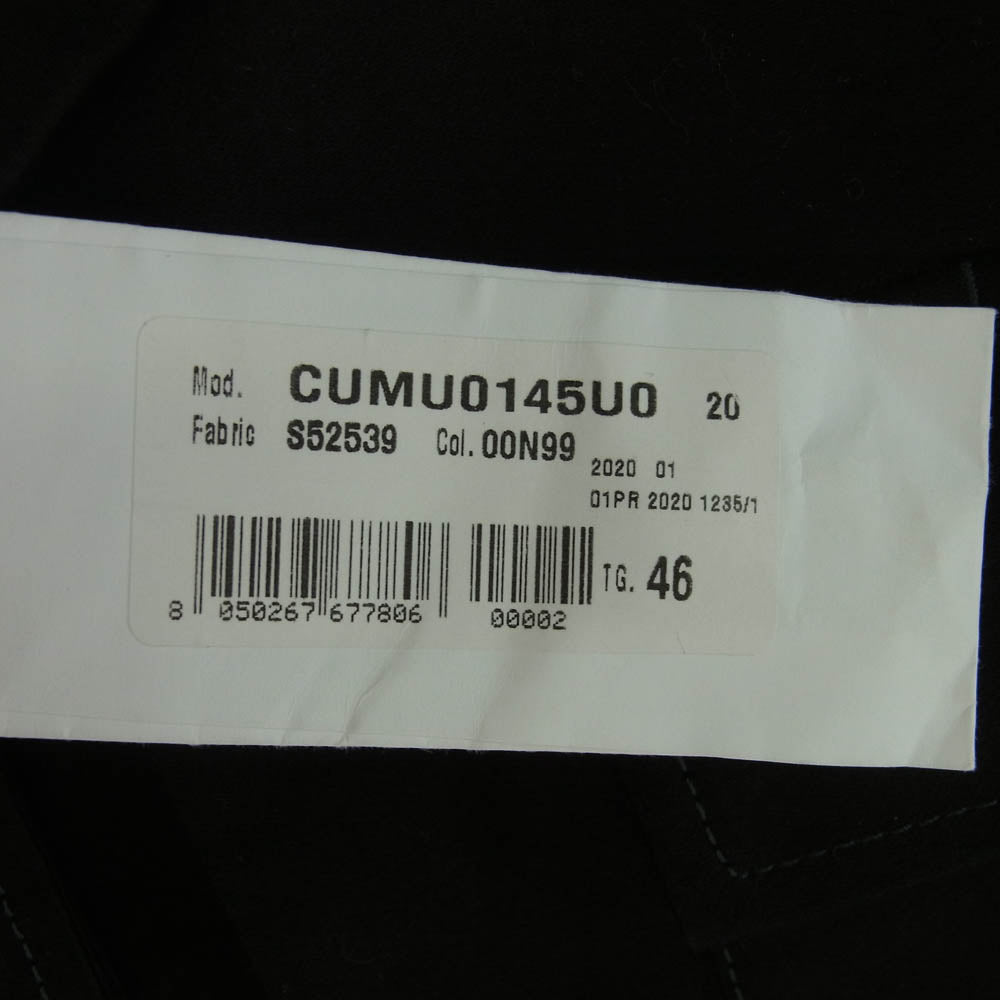 MARNI マルニ CUMU0145U0 4ポケット モールスキン オープンカラー 半袖 シャツ ジャケット ブラック系 46【美品】【中古】