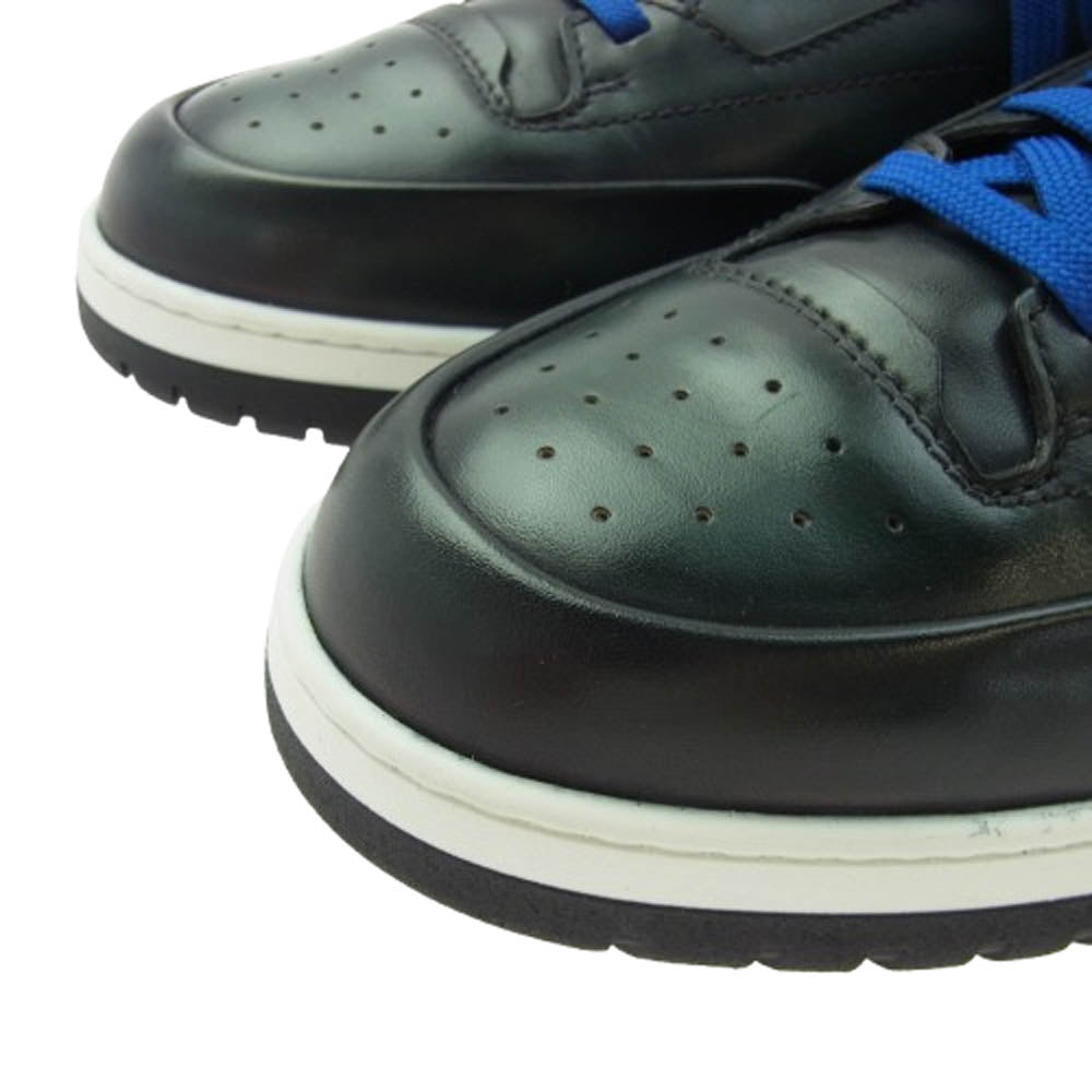 Berluti ベルルッティ プレイタイム カリグラフィー レザー ローカット スニーカー ブラック系 9【極上美品】【中古】