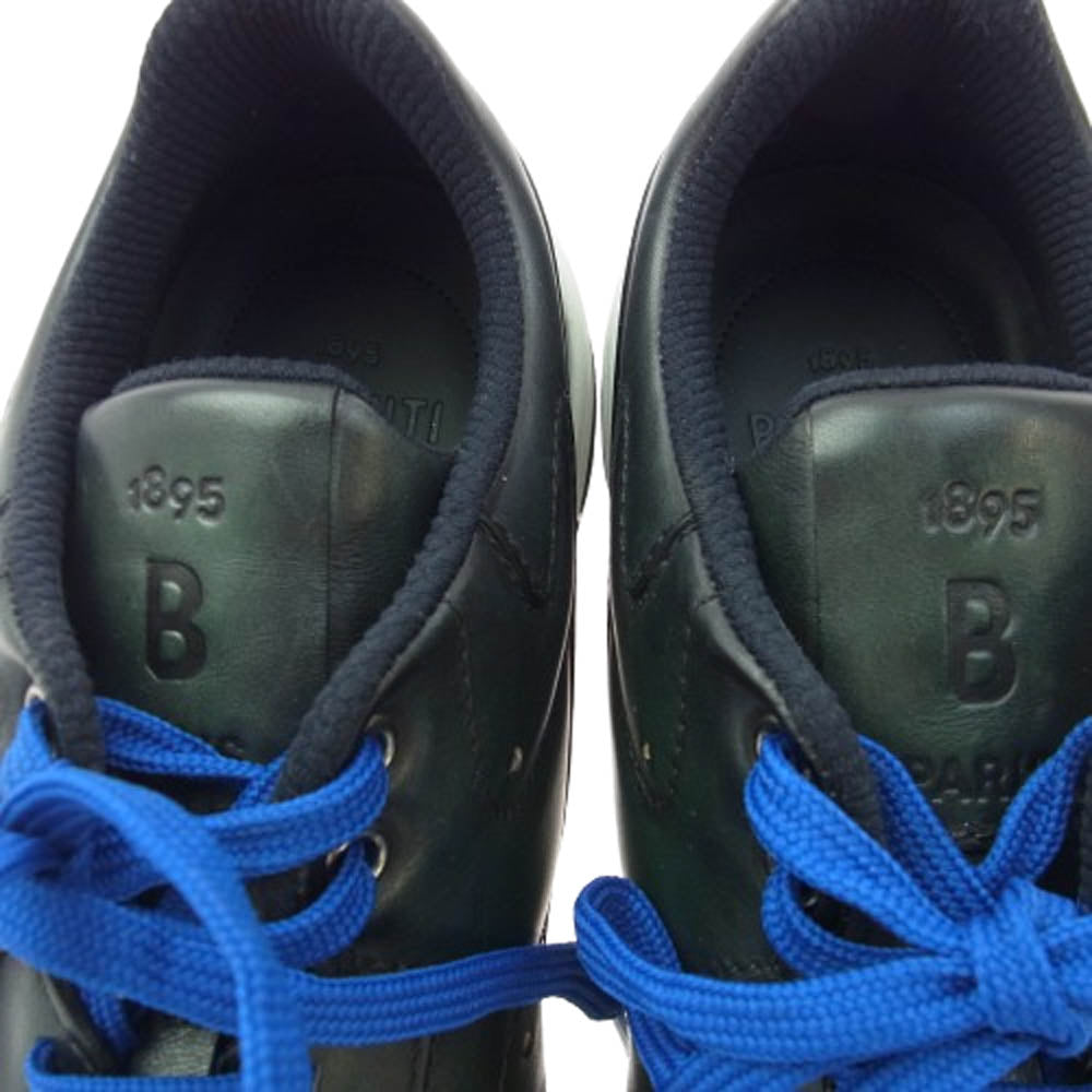 Berluti ベルルッティ プレイタイム カリグラフィー レザー ローカット スニーカー ブラック系 9【極上美品】【中古】