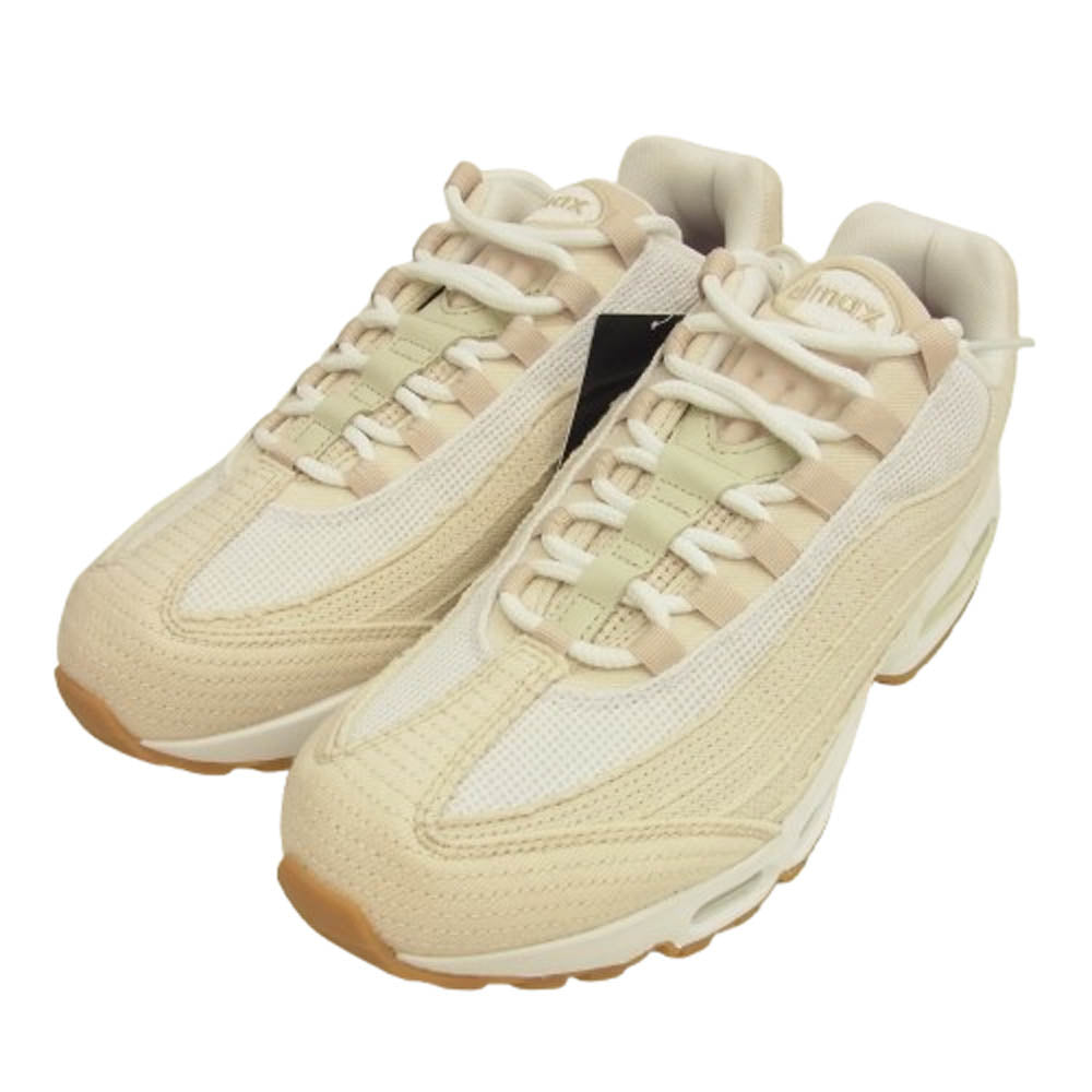 NIKE ナイキ HM4743-100 Levi's Air Max 95 OG Denim White リーバイス エア マックス 95 OG デニム ホワイト オフホワイト系 27.5cm【極上美品】【中古】