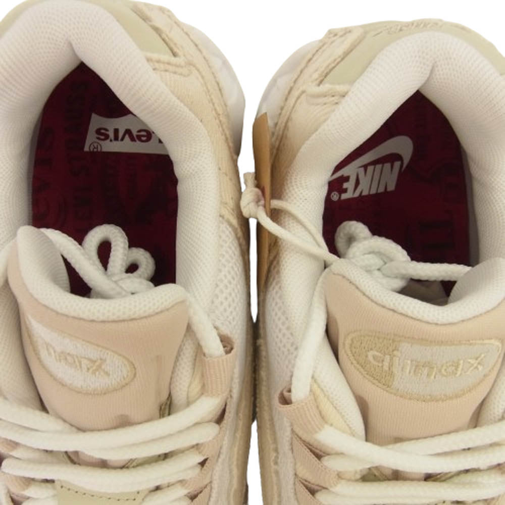 NIKE ナイキ HM4743-100 Levi's Air Max 95 OG Denim White リーバイス エア マックス 95 OG デニム ホワイト オフホワイト系 27cm【極上美品】【中古】