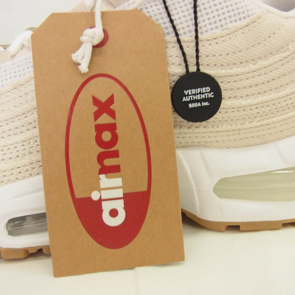 NIKE ナイキ HM4743-100 Levi's Air Max 95 OG Denim White リーバイス エア マックス 95 OG デニム ホワイト オフホワイト系 27cm【極上美品】【中古】