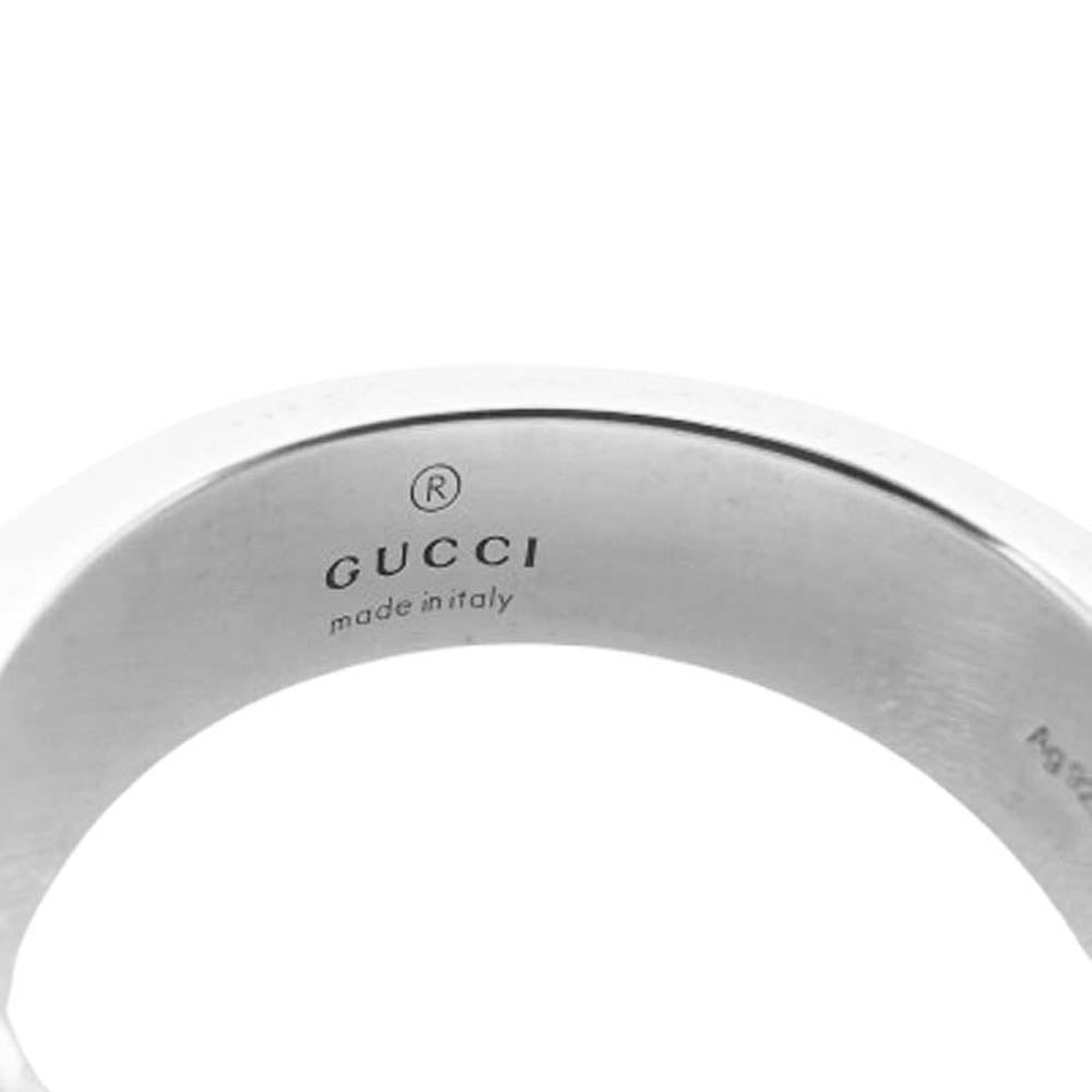 GUCCI グッチ GG GHOST ゴースト アイコン リング シルバー系 19号【中古】